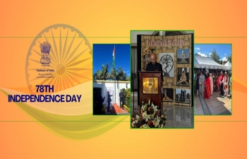 Embassy of India in Bogota celebrates the 78th Independence Day 